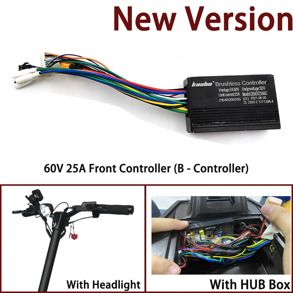 Kaabo Mantis10 60V 25A Controller Mantis 10 60V 18.2Ah Electric Scooter Sine Wave Controller Mantis 10 Mainboard Accessories
