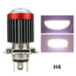 H4 LED H6 BA20D LED Motorcycle Headlight Bulbs CSP Lens White Yellow Hi Lo Beam Fog Light Scooter Motorbike Lamp Accessories H4 White White