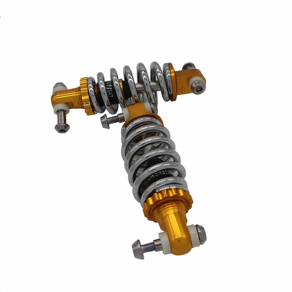 Original FLJ T11 Electric Scooter Rear Spring Shock Absorber 110/125mm Gold 6mm High Pressure Spring Accessories