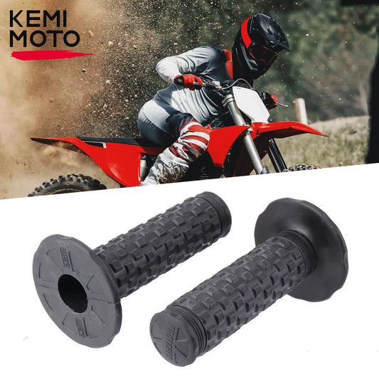 Motorcycle Handlebar Grips Universal 7/8" 22mm Motorcycle Non-Slip Grip Cover Throttle Bar Grips for Dirt Bike Motocross ATV UTV