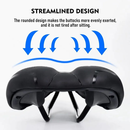 BKPTX Bicycle Saddle Race Saddle MTB Road Bike Seat Hollow Comfortable Cycling Cushion Exercise Bike Saddle for Men and Women