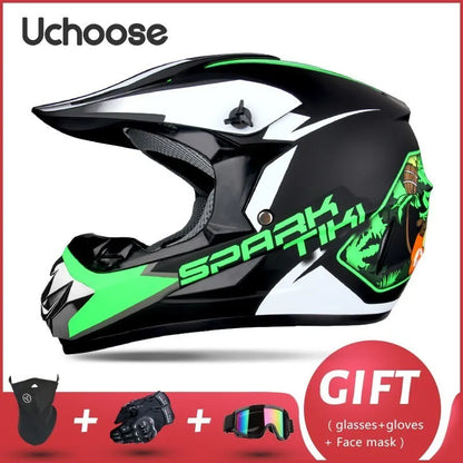 Adults Children Professional Off-road Helmet Motorcycle Helmet Downhill DOT Racing Motorcycle