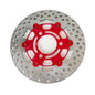 220mm RPM Motorcycle Brake Disc Floating Disk Rotor Brake Caliper Universal 3 Hole Front Rear Wheel For Yamaha Scooters Niu Full Red 220mm CHINA