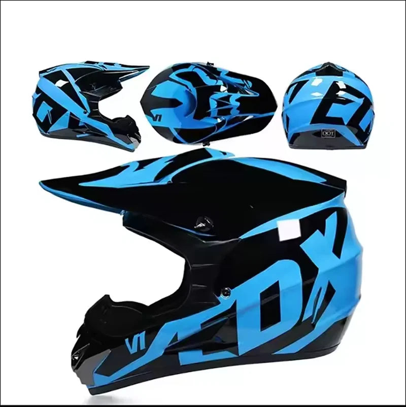 Youth Motocross Helmet – Lightweight & Safe for Off-Road, Karting, Downhill & Cross Biking A