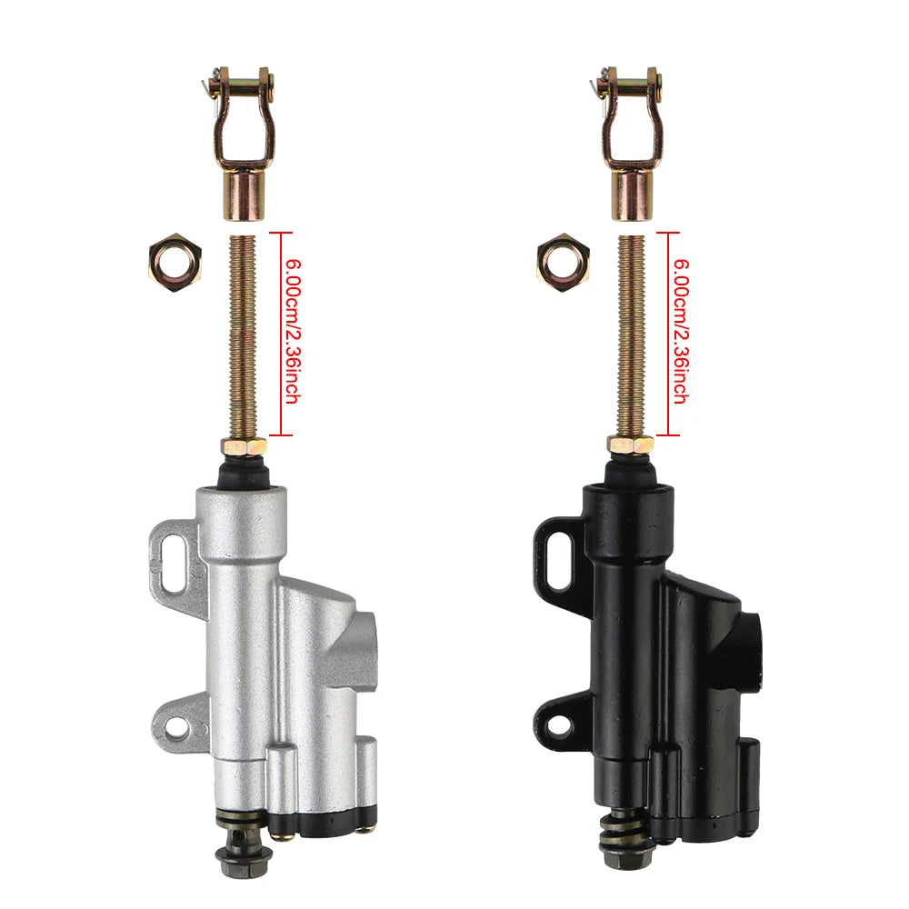 Motorcycle Rear Brake Pump Foot Hydraulic Brake Master Cylinder Pump Pit Pro Trail Dirt Quad Bike ATV Dune Buggy Universal