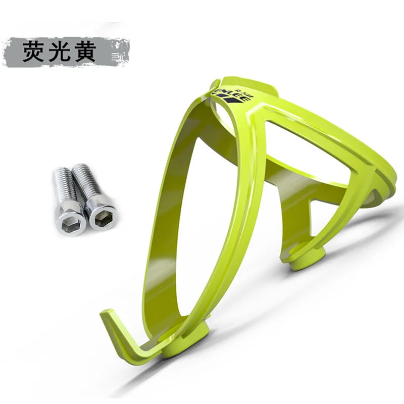 Cycling Bottle Cages MTB Road Bicycle Water Bottle Holder Support Colorful Lightweight Bicycle Bottle Bracket Riding Accessory RX-Yellow