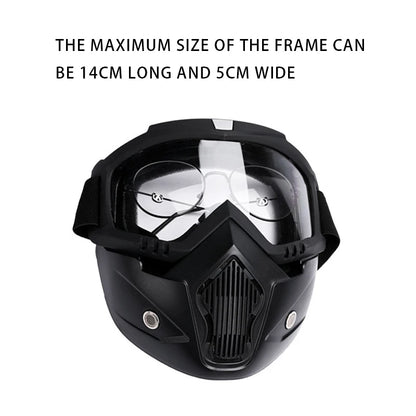Goggles Full Face Hd Transparent Fog-proof Sand-proof Electric Welding Protective Glasses Versatile Breath-proof Windproof Mask