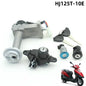 Genuine Motorcycle Ignition Switch Fuel Lock Set for Chinese Scooter Haojue Suzuki HJ125T-10E AQUILA 125 aquila 125 Aftermarket