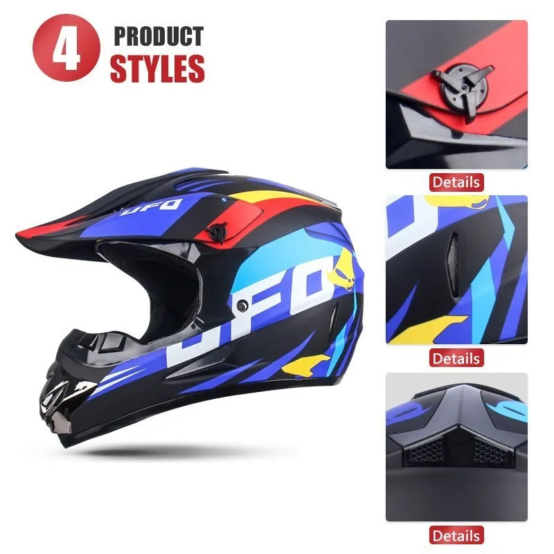 Adults Children Professional Off-road Helmet Motorcycle Helmet Downhill DOT Racing Motorcycle