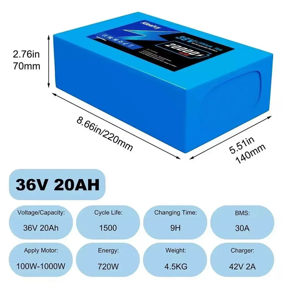 36v-20Ah / United States