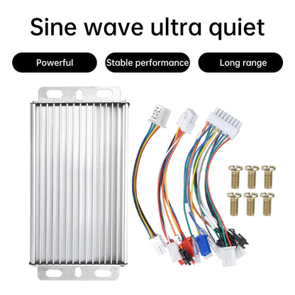 48V 60V 72V 50A Sine Wave Electric Bike Controller 500-3000W Universal Brushless Motor Silent Drive For E-scooter Motorcycle