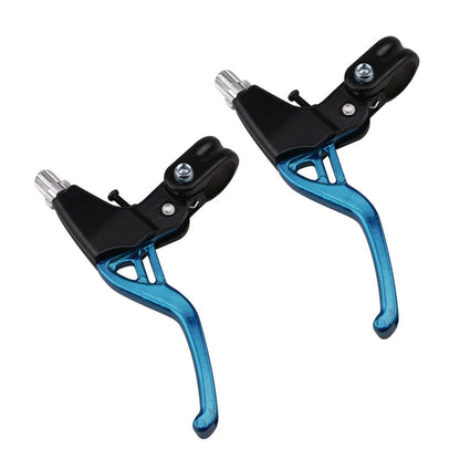 1 Pair Bicycle Brake Lever V-Brake Aluminium Alloy MTB Mountain Bike Brake Handle 22mm Cycling Accessories Blue