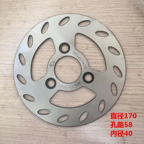 Electric Bike Moto Front Rear Brake Disc For 150CC GY6 QJ Keeway Scooter Honda Yamaha JOG BWS 125 Motorcycle ATV Moped Go Kart 170-58-40