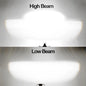 30000LM Motorcycle Headlight LED BA20D H6 H4 Bulbs Double Lens White Yellow Hi Lo Lamp CSP Spotlight For Moto Scooter ATV White 6000K