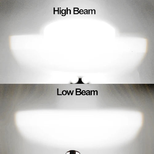 30000LM Motorcycle Headlight LED BA20D H6 H4 Bulbs Double Lens White Yellow Hi Lo Lamp CSP Spotlight For Moto Scooter ATV White