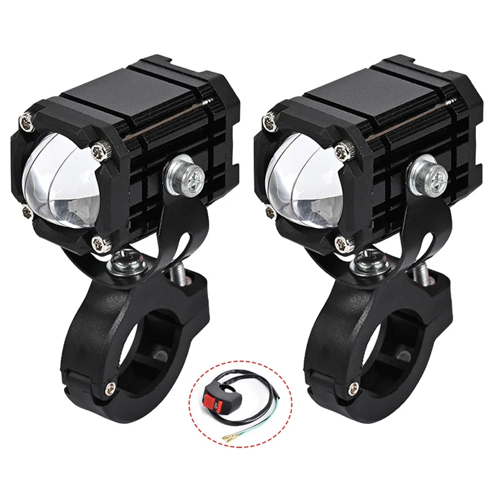 Universal Motorcycles Headlight Fog Light Led Auxiliary Driving Lamp For BMW R 1200GS R1250GS ADV F800GS K1600 Honda CRF1000L