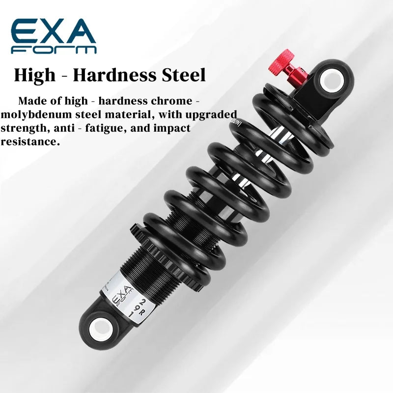 EXA FORM Hydraulic Spring Shock Absorbers 125/150/160/190MM 550/650 Pound Adjustable Damping Hydraulic Rear Shocks For MTB