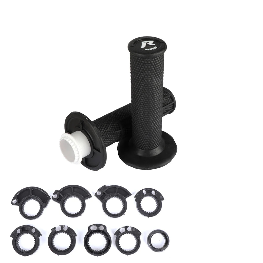Motorcycle 7/8'' 22mm Handlebar Lock-on Grips Throttle Tube Rubber Grip for KTM HONDA YAMAHA Kawasaki Suzuki