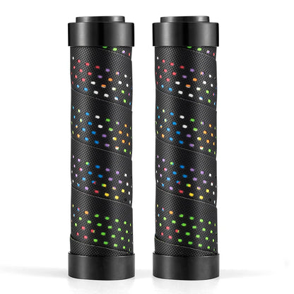 ROCKBROS MTB Bicycle Grips Waterproof Double Plug Handlebar Bicycle Handle Grip Ultralight Non-Slip Shockproof Grips Accessories BTCR-BKC