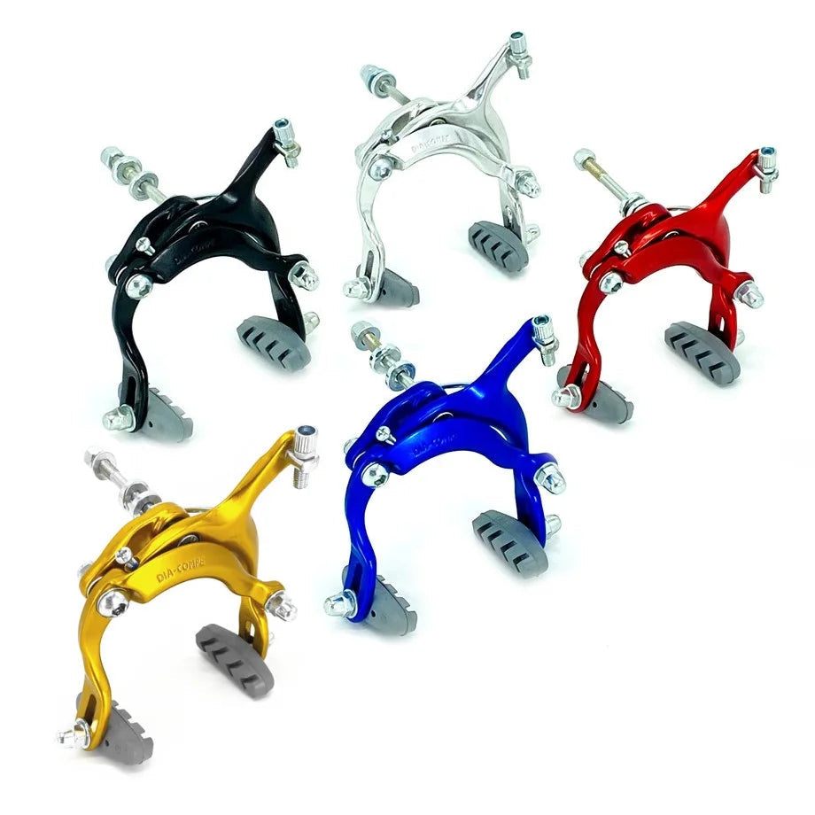 DIA-COMPE C Caliper Brake Road Bicycle BYA412 Folding Bike Retro City Bike Dual Pivot Caliper Brake 61-79mm Aluminum Alloy