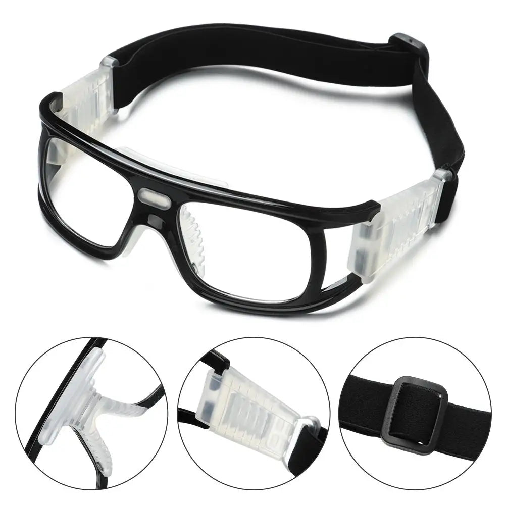 Men Windproof Football Eyeglasses Outdoor Sports Glasses Soccer Basketball Eye Protect Goggles Impact Resistance Cycling Eyewear