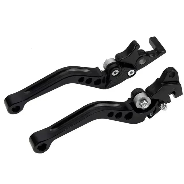 CNC Alloy Motorcycle Brake Handle Universal Fit For Motorbike Modification CNC Motorcycle Clutch Drum Brake Lever Handle black