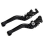 CNC Alloy Motorcycle Brake Handle Universal Fit For Motorbike Modification CNC Motorcycle Clutch Drum Brake Lever Handle black