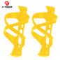 X-TIGER Bike Water Bottle Holder Lightweight and Strong Bicycle Bottle Cage Bracket for Road Mountain Bikes Accessories Yellow 2 pcs