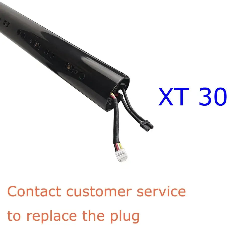 36V 5200mAh Battery Pack for Ninebot Segway ES1 ES2 ES3 ES4 Electric Scooters in black with XT 30 connector.