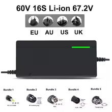 Safe certified lithium ion battery charger