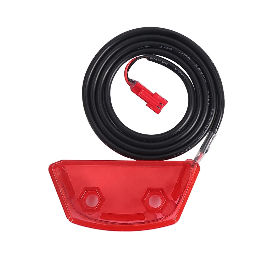 Safety warning tail light for night riding