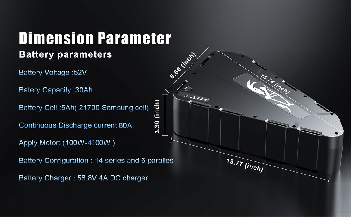 Samsung 21700 50G lithium battery pack