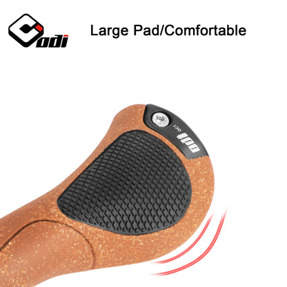 ODI OC1 Bicycle Ergonomic Oak Grips MTB Large Pad Bike Handlebar Cover Anti-Slip Grips Cycling Rubber Ball Handle Accessories