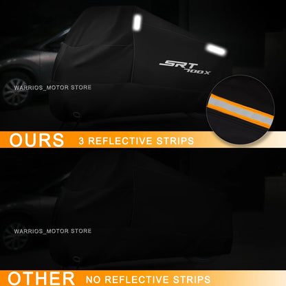 Motorcycle Cover Waterproof Outdoor Scooter UV Protector Dust Rain Cover For QJ Motor SRT 700 X 2024
