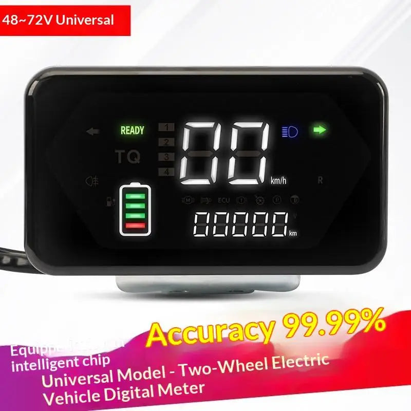 Easy Wiring Diagram and Back Side of EV Multi-Voltage Speedometer