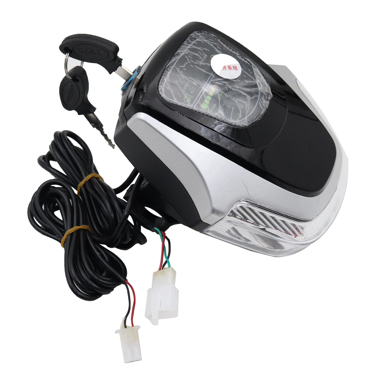Citycoco 60V Bluetooth APP Headlamp Turn Signal Tail Lamp LCD Instrument Panel Electric Scooter Key Electric Lock Accessories