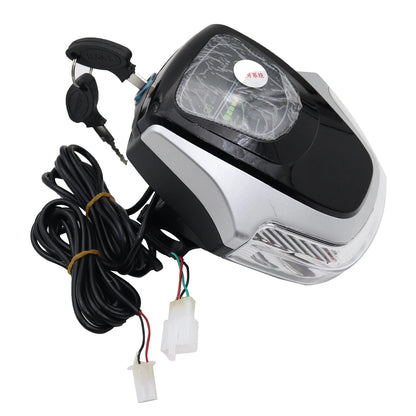 Citycoco 60V Bluetooth APP Headlamp Turn Signal Tail Lamp LCD Instrument Panel Electric Scooter Key Electric Lock Accessories