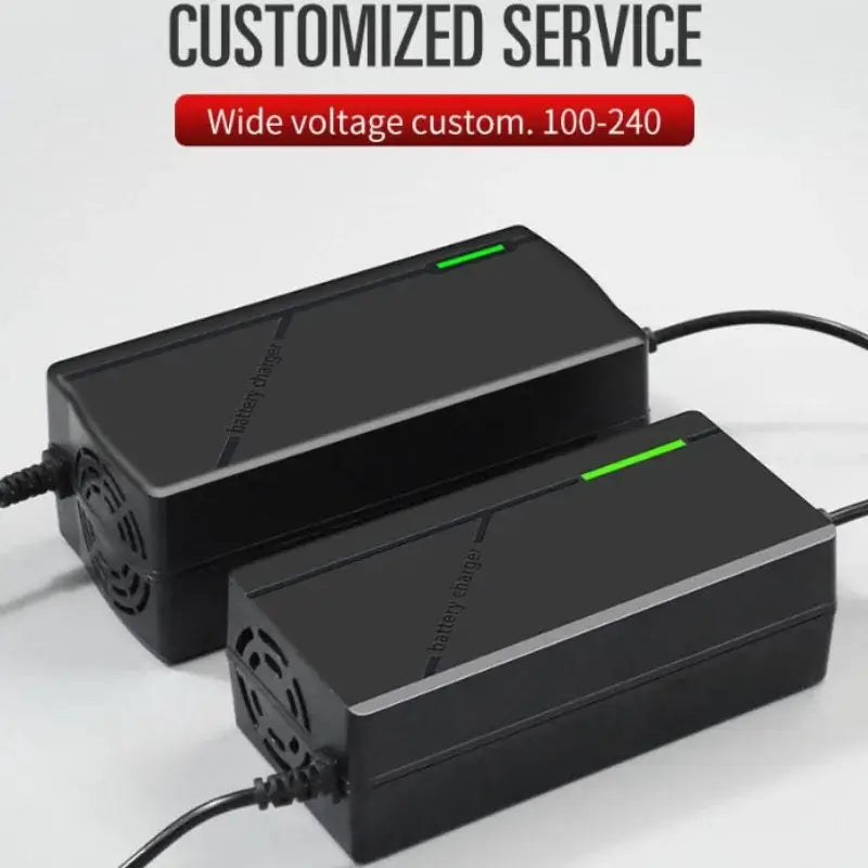 92.4V 5A Smart Lithium Battery Charger 22S LiFePO4 & Li-ion Fast Charger HD LED Display for E-Bike & Motorcycle