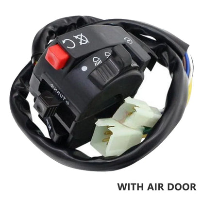 Motorcycle Electric Start Switch Horn Turn Signals Indicator Switch Far Near Light Button For ATV Etc