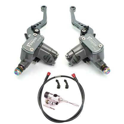 22mm Motorcycle Hydraulic Clutch Kit Brake Master Cylinder Kit For Honda Yamaha Kawasaki Suzuki Dirt Bike Sport Bike Scooter