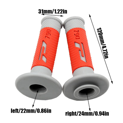 22mm/24mm Universal Motorcycle Mushroom Grips for Quick Draw Handlebars