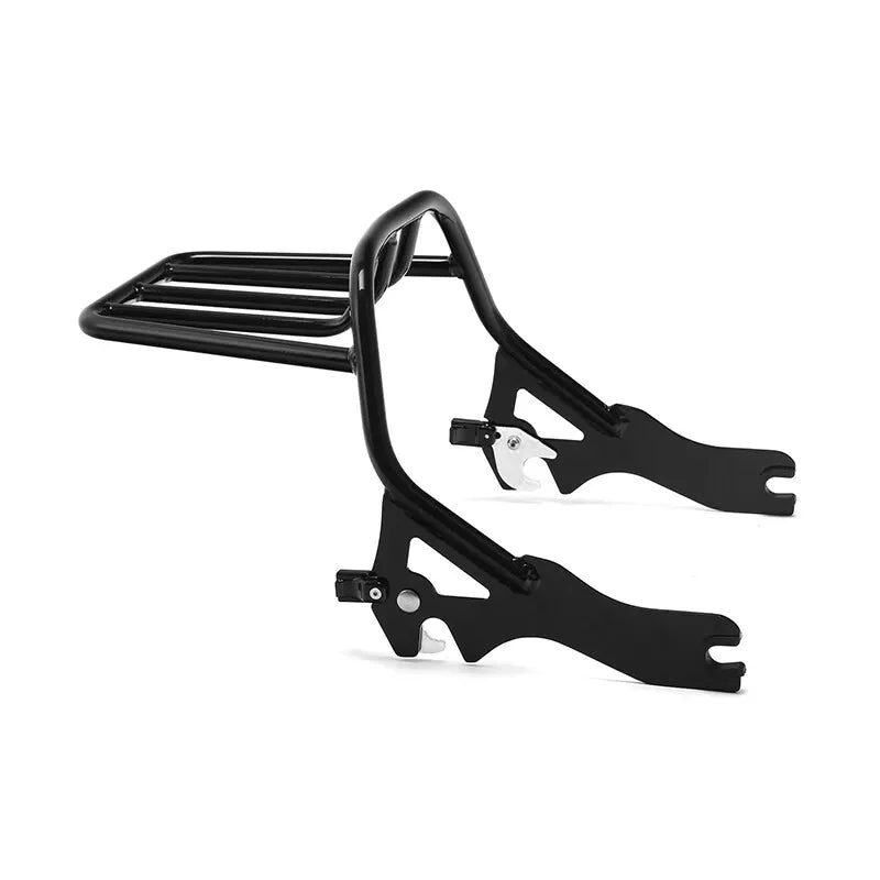 Motorcycle Two Up Rear Luggage Rack Mounting Rack For Harley Softail Fat Bob FXFB 2018-2024