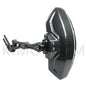 Motorcycle And Bike Adjustable Imitation carbon fiber aluminium alloy Rear Wheel Fender Mudguard Universal Extender Accessories black