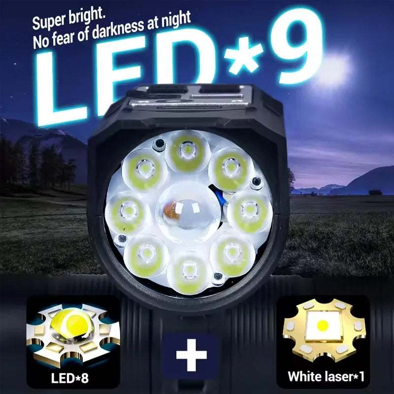 Cycling Light Super Bright Bicycle Front Light Rechargeable Bike Headlight Waterproof Mountain Road Bike Flashlight Bicycle Lamp