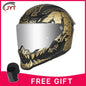 Motorcycle helmet matte black with reserved Bluetooth slot DOT certified sun protection breathable Golden Wolf C CHINA