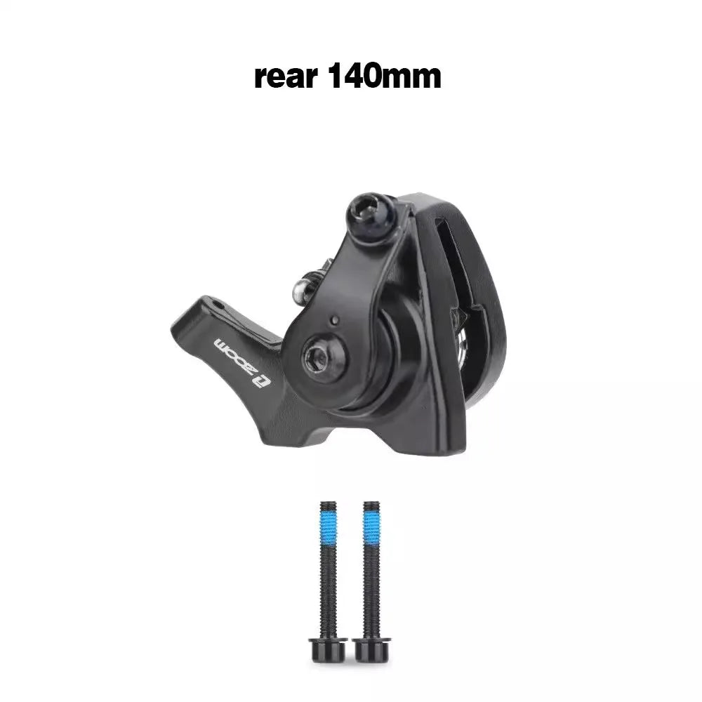 ZOOM DB580 Road Bike Line Pull Flat Mount Dual Piston Mechanie Disc Brake 140mm Disc Brake Caliper Ultralight Bike Accessories
