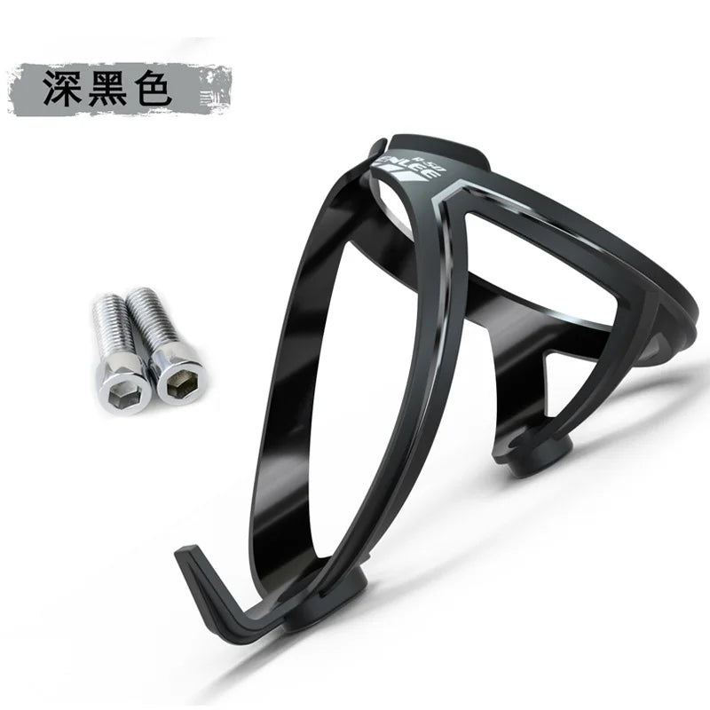 Cycling Bottle Cages MTB Road Bicycle Water Bottle Holder Support Colorful Lightweight Bicycle Bottle Bracket Riding Accessory RX-Black