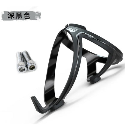 Cycling Bottle Cages MTB Road Bicycle Water Bottle Holder Support Colorful Lightweight Bicycle Bottle Bracket Riding Accessory RX-Black