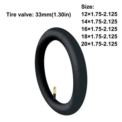 Sport Rubber Bike Inner Tube 12-20inch Durable Road Bicycle Tire Useful Valve Rubber Tube Tyre Mountain Bike