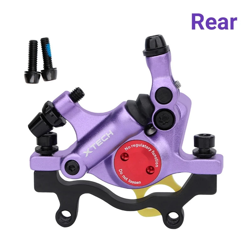 ZOOM XTECH HB100 MTB Oil Disc Hydraulic Brake Disc Brake Line Pull Calipers Front & Rear G3 rotors 120/140/160/180MM MT200 M315